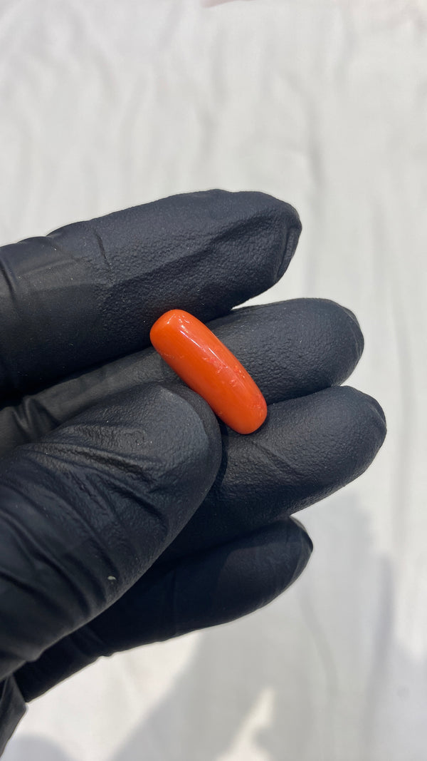 100% Natural Premium Red Coral Stone (Moonga) – 9.4 Ratti | 100% Original High-Quality Red Coral Gemstone