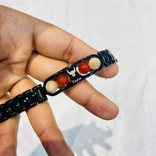 Premium Taurus (Vrishabh Rashi) Gemstone Bracelet | Zodiac Sign Bracelet