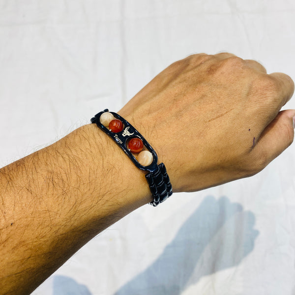 Premium Taurus (Vrishabh Rashi) Gemstone Bracelet | Zodiac Sign Bracelet