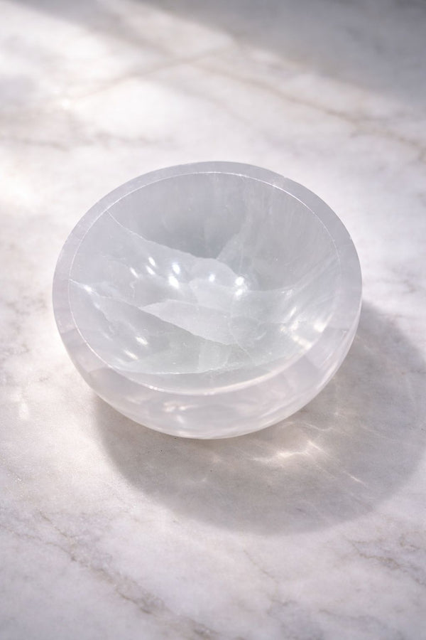 Natural Selenite Charging Bowl – Premium Crystal Energy Dish