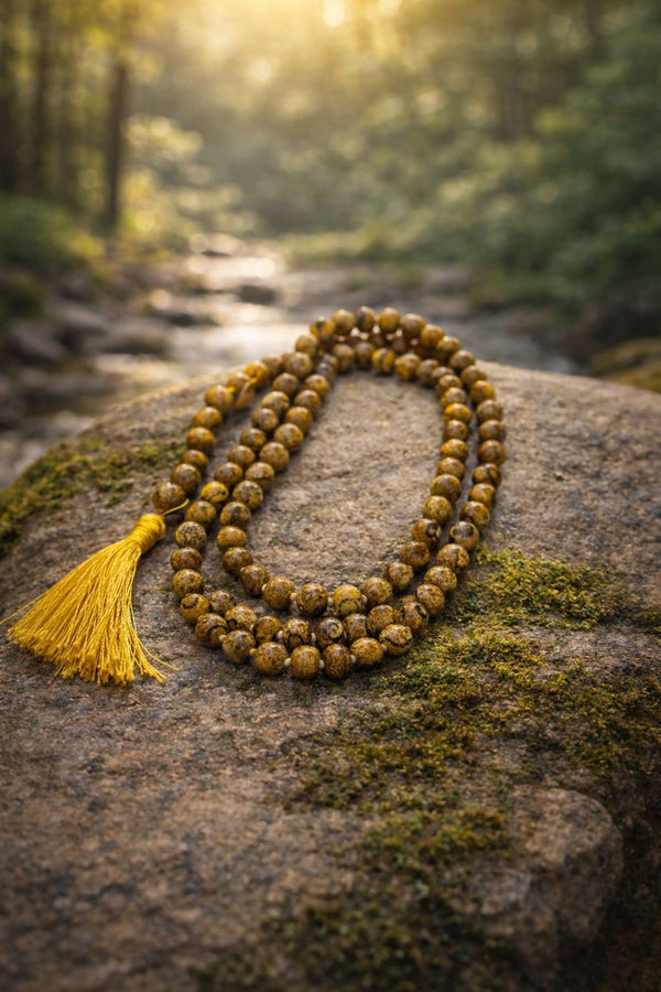 Picture Jasper Mala – 8mm | 108+1 Beads