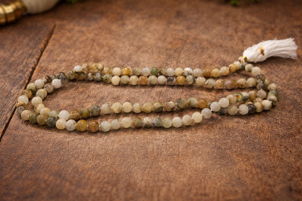 Natural Cat’s Eye Mala – 8mm | 108+1 Beads