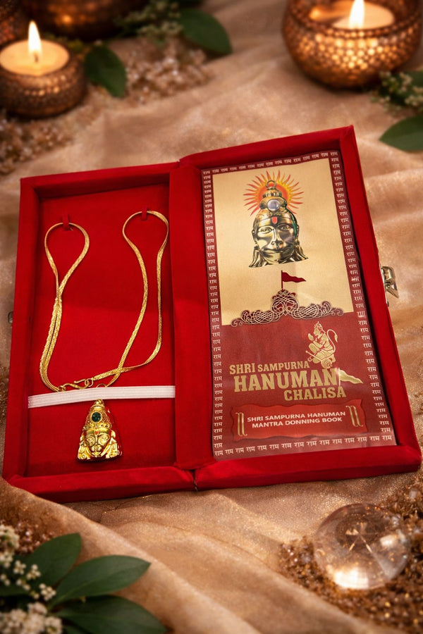 Hanuman Ji Pendant with Chain – Divine Protection & Strength