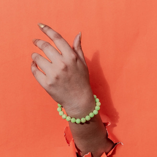 Natural Green Amber Stone – Healing & Positive Energy