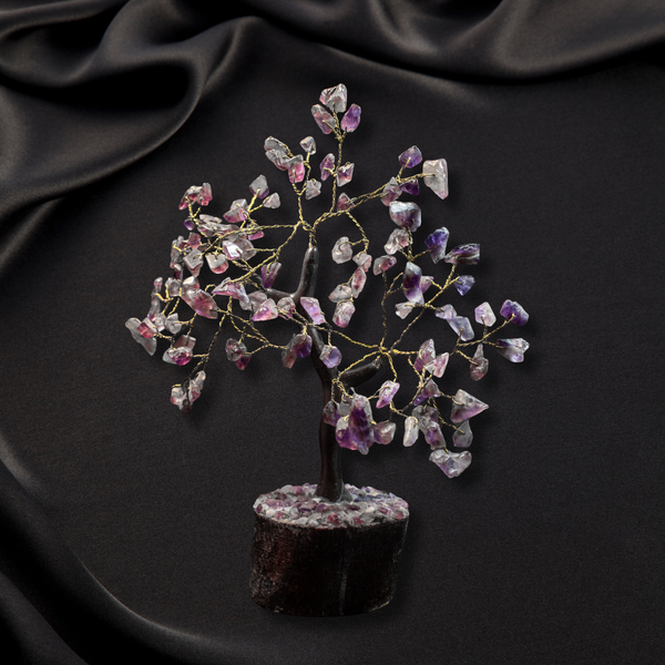 Amethyst Crystal Tree – Healing & Spiritual Energy Feng Shui Tree | Positive Vibes, Peace & Protection Home Décor