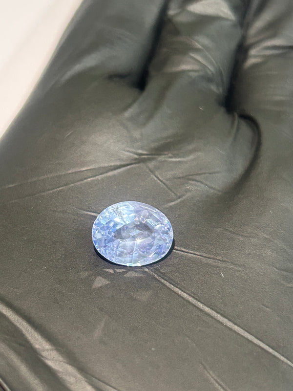 100% Natural Ceylon Blue Sapphire (6.80 Ratti)