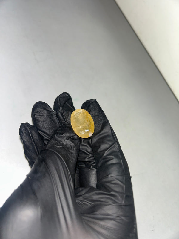100% Natural Yellow Sapphire (Pukhraj) – 19.8 Carat | Ceylon