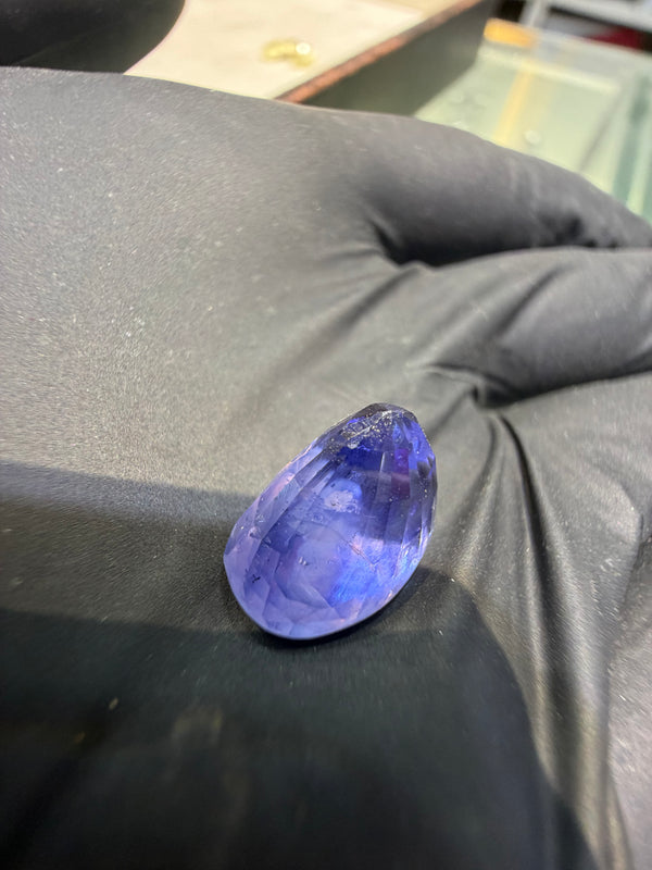 Natural Blue Sapphire (Neelam) – 9.67 Carat, Sri Lanka (100% Natural)