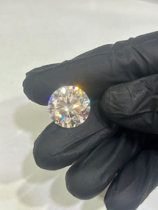 100% Natural Moissanite – 11.4 Carat