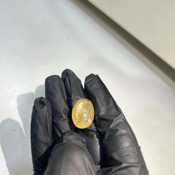 100% Natural Yellow Sapphire (Pukhraj) – 19.8 Carat | Ceylon