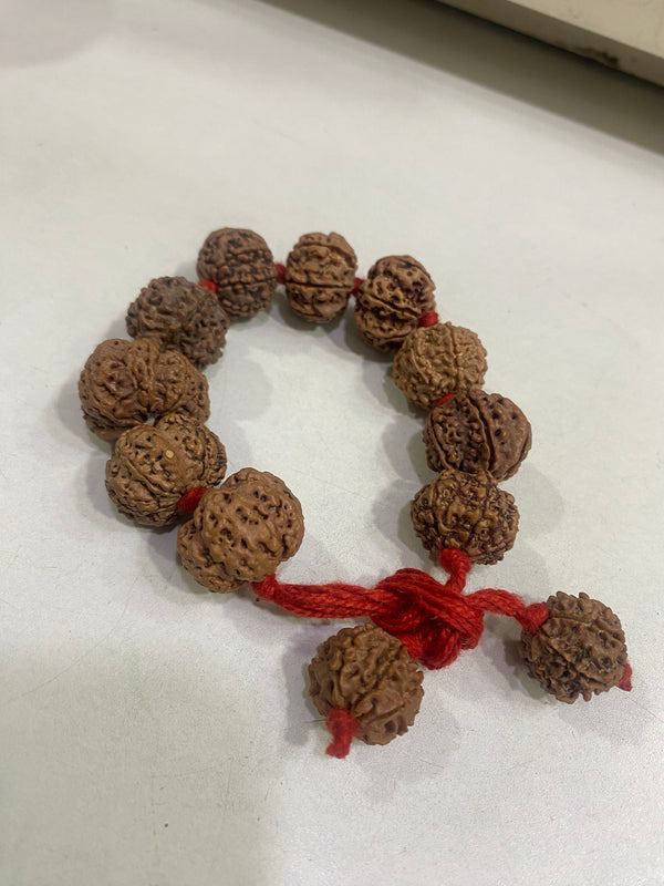 100% Natural 7 Mukhi Nepali Rudraksha Bracelet (big beads)