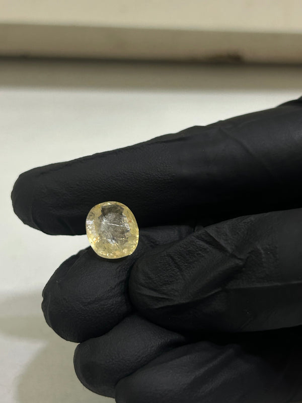 100% Natural Ceylon Pukhraj (Yellow Sapphire) – 5.5 Carat