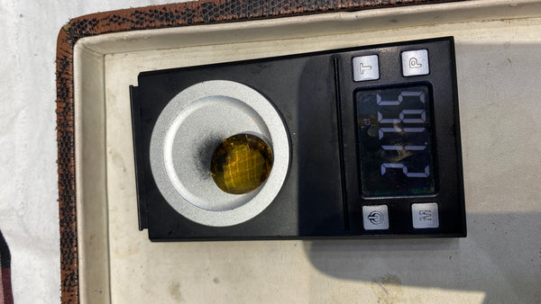 100% Natural Premium Citrine Stone – 21.7 Carat | 100% Original High-Quality Yellow Gemstone