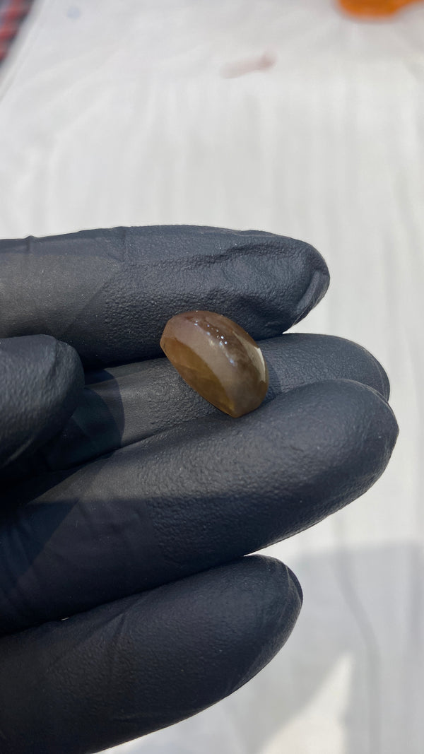100% Natural Premium Cat’s Eye Stone (Lehsunia) – 12.8 Carat | 100% Original High-Quality Gemstone