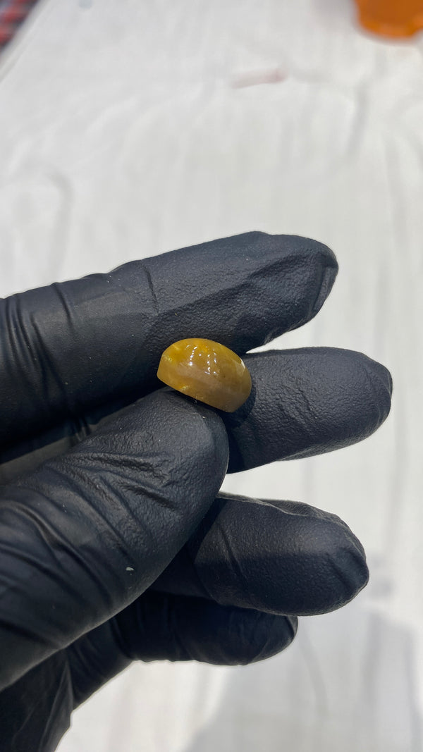 100% Natural Premium Cat’s Eye Stone (Lehsunia) – 10.4 Carat | 100% Original High-Quality Gemstone