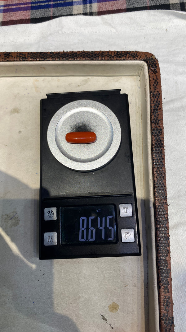 100% Natural Premium Red Coral Stone (Moonga) – 9.4 Ratti | 100% Original High-Quality Red Coral Gemstone
