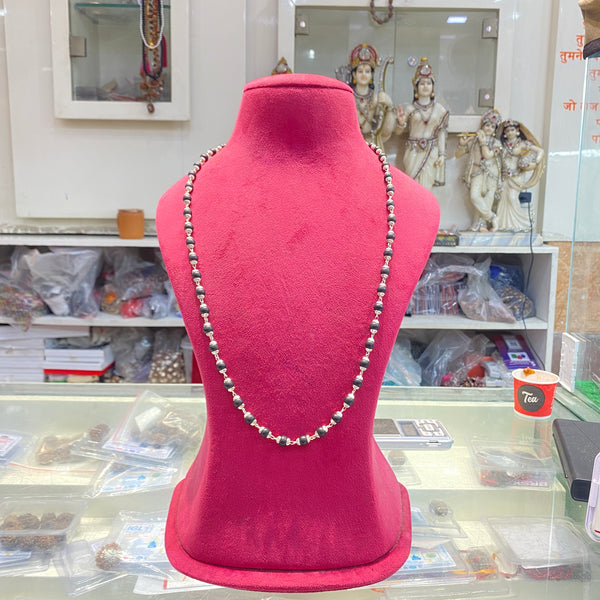 Premium Karungali Mala in Pure Silver | Traditional Spiritual Mala