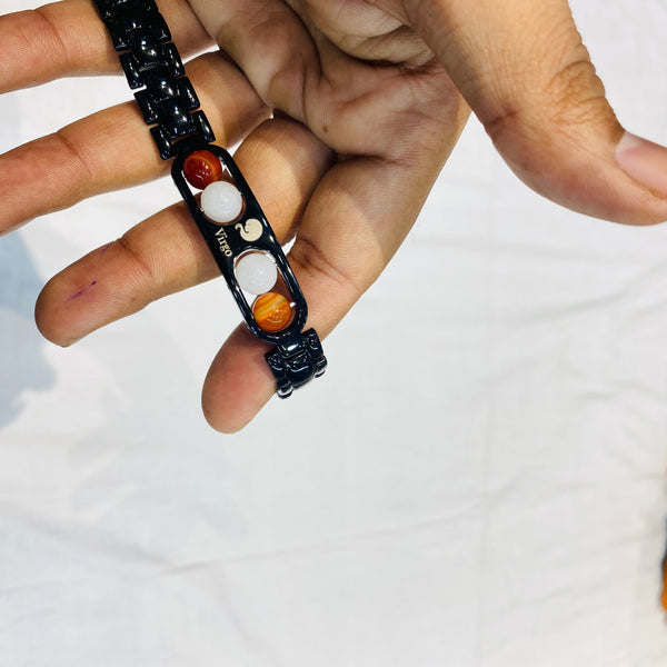 Premium Virgo (Kanya Rashi) Gemstone Bracelet | Zodiac Sign Bracelet