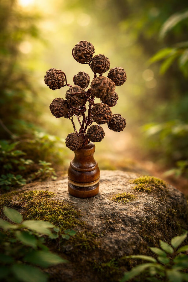 🌳 Authentic 5 Mukhi Nepali  Rudraksha Tree – Certified Sacred Vastu & Spiritual Energy Tree