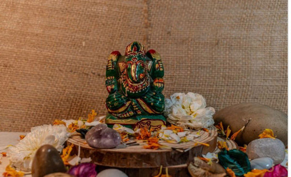 💚 Green Jade Ganesh Ji – Har Ghar Mein Shanti, Samriddhi Aur Positive Energy 🙏 Invite divine blessings and prosperity into your space today.