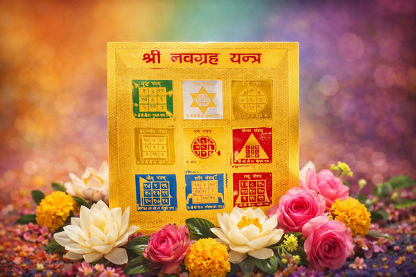 Shree Navgrah Yantra – Gold Plated (3*3 Inch)