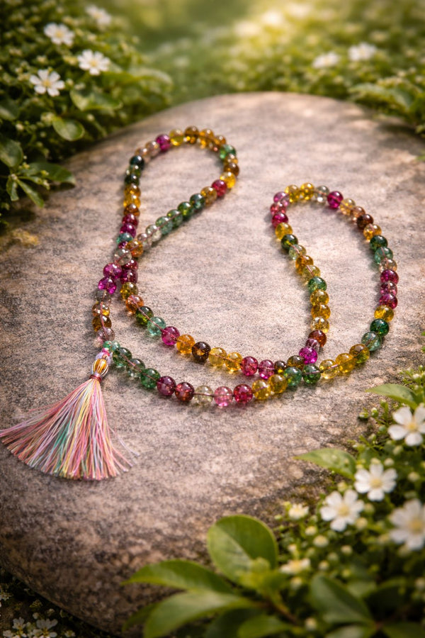 Multistone Mala – 8mm | 108+1 Beads