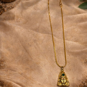 Hanuman Ji Pendant with Chain – Divine Protection & Strength