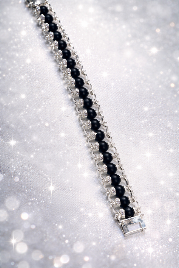 Silver Plated Karungli Bracelet – Traditional Spiritual Healing Jewelry